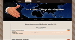 Desktop Screenshot of blumen.lieferanten-weltweit.de